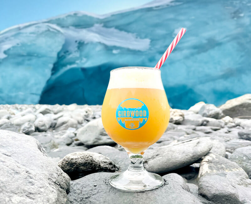 Glacier Shake label artwork